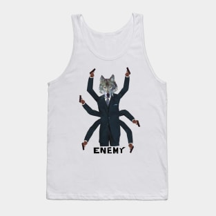 Enemy CEO Mr Wolf Tank Top